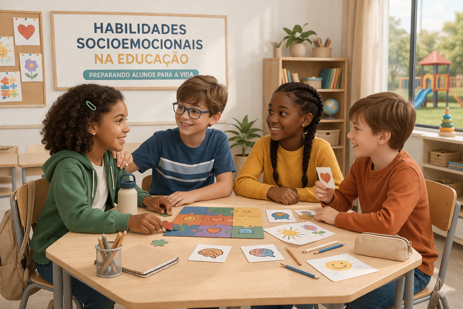 Ensino de habilidades socioemocionais na escola para preparar alunos para desafios da vida e do futuro